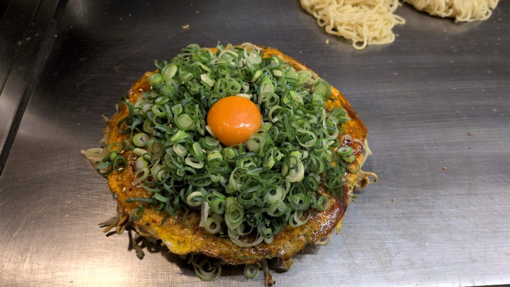 Hiroshima-style okonomiyaki