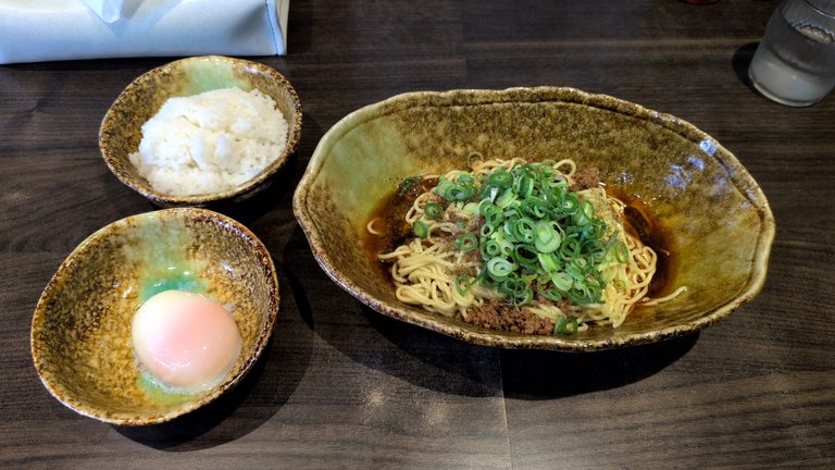 広島の汁なし担担麺 くにまつ -真- 1st｜混ぜ方とご飯で締める食べ方・アクセス
