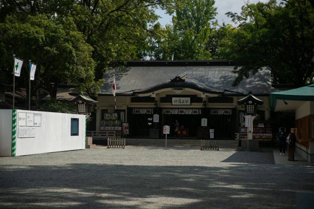 加藤神社の拝殿