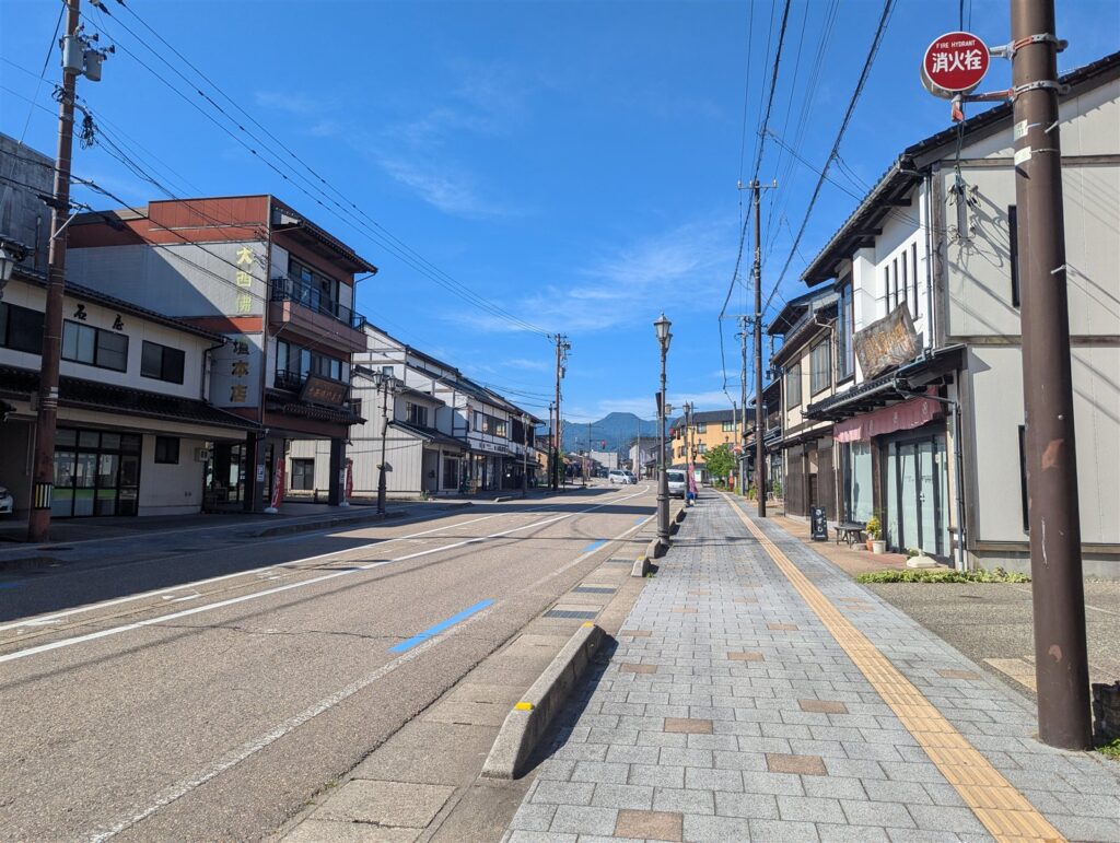 城端の町並みと通り